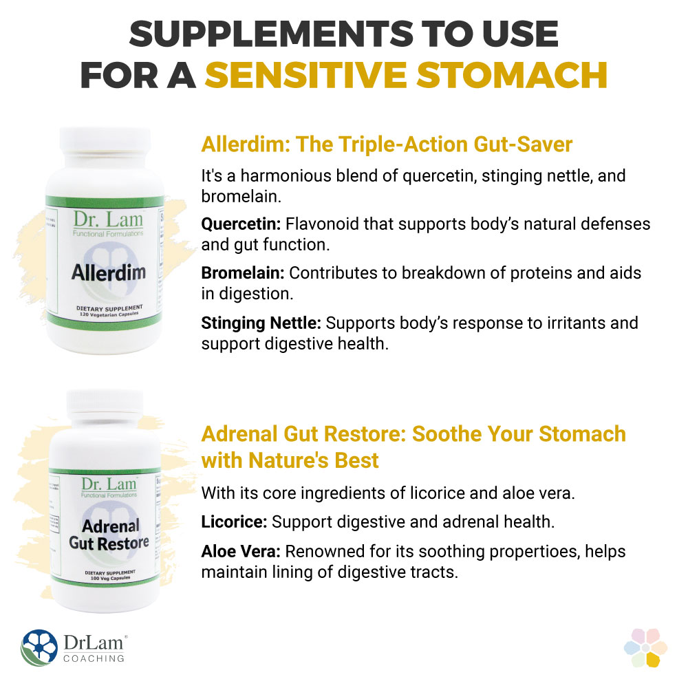 Supplements to Use for a Sensitive Stomach