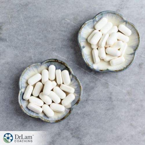 An image of white capsules