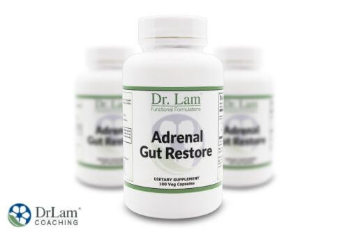 An image of Dr. Lam's Adrenal Gut Restore Supplement